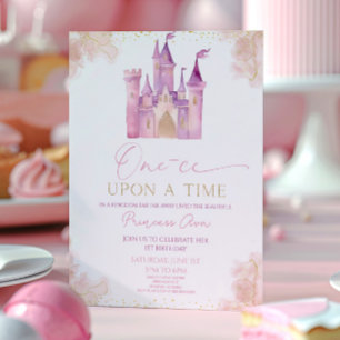 Einmaliges auf einmal Prinzessin 1. Geburtstag Par Einladung