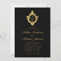 Einmaliges Hochzeitsimples Schwarzes Imitat Gold V