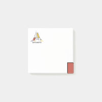 Einmaliges Monogramm moderner Kunst. Buchstabe A