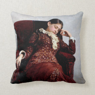 Einnahme einer Erholung, Ilya Repin Kissen