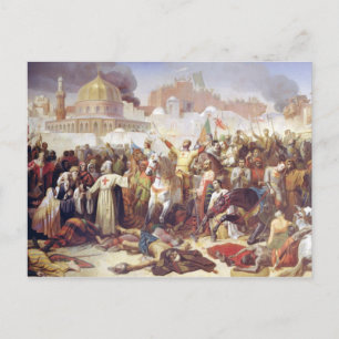 Einnahme von Jerusalem Postkarte