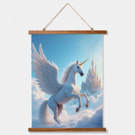 Einpolige Wandtapete aus Holz Wandteppich Mit Holzrahmen