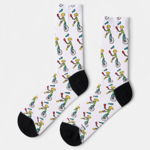 Einrad Jongleur Socken