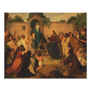 Einreise Jesu Christi nach Jerusalem Fotodruck