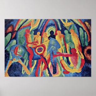 Einreise nach Jerusalem durch Morgner Wilhelm Poster