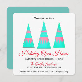 Einrichtung für Weihnachtsbaumkarten Feiertagskarte