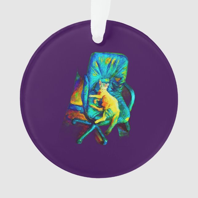 Einrichtung mit CAT ART-Design Ornament (Vorderseite)
