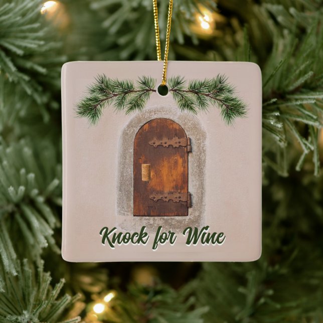 Einrichtung - Weinfenster Keramikornament (Baum)