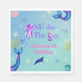 Eins der Sea Erste Geburtstagsparty Napkins Serviette