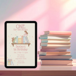 Eins für die Bücher, Prinzessin, 1. Geburtstag Einladung