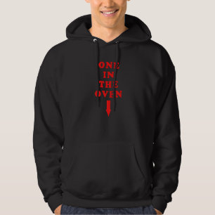 Eins im Ofen '80 Vintage Nerd Geek Grafik Hoodie
