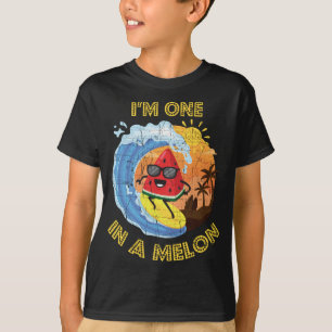 Eins in einem Melon Niedlich Fun Sommer Wassermelo T-Shirt