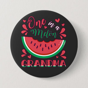 Eins in einem Melon Oma B-Day Party Runde Button