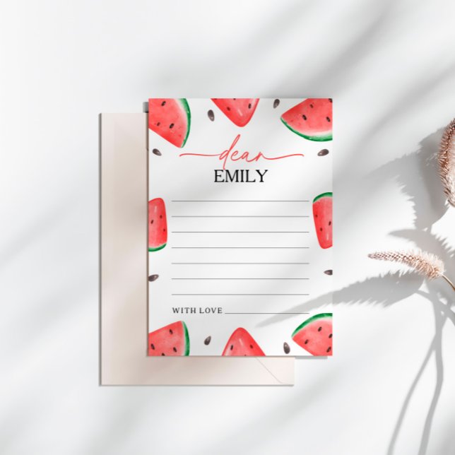 Eins in einer Melon Watermelon Time Kapselkarte Einladung (Von Creator hochgeladen)