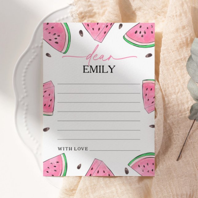 Eins in einer Melon Watermelon Time Kapselkarte Einladung (Von Creator hochgeladen)