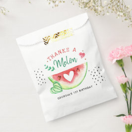 eins in einer Melone | Geburtstag Vielen Dank für Geschenktütchen