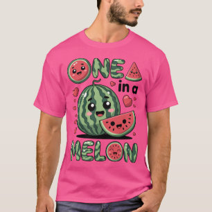 eins in einer Melone T-Shirt