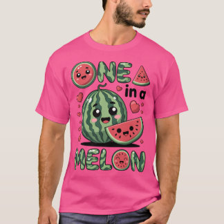 eins in einer Melone T-Shirt