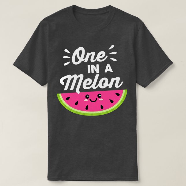 eins in einer Melone T-Shirt (Design vorne)