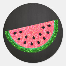 Eins in einer Melone, Wassermelonenaufkleber, Etik