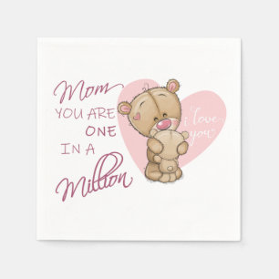 Eins in einer Million Serviette