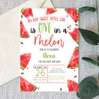 Eins in Melon 1. Geburtstagsparty Wassermelone