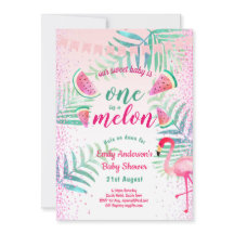 Eins in Melon Tropical Flamingo Watermelon Pink
