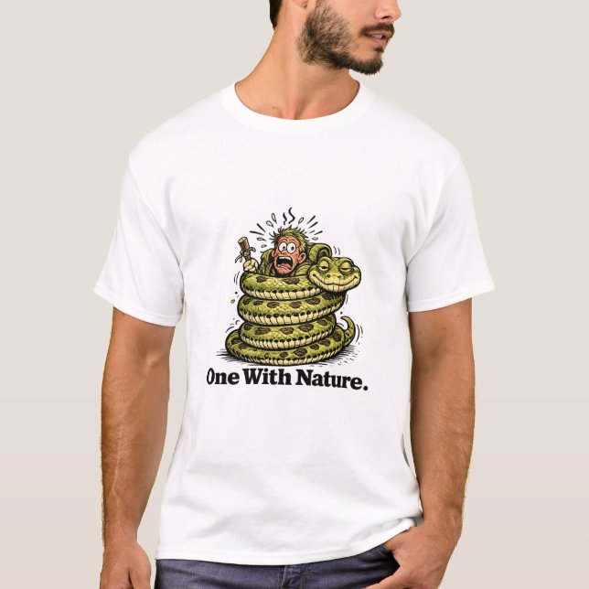 Eins mit der Natur T-Shirt (Vorderseite)