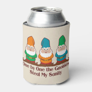 Eins nach dem anderen stehlen die Gnomes meine Dosenkühler