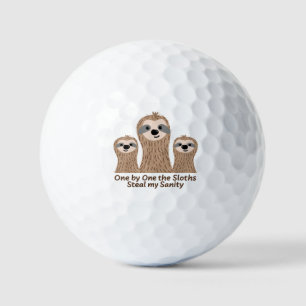 Eins nach dem anderen stehlen die Schläge meiner S Golfball