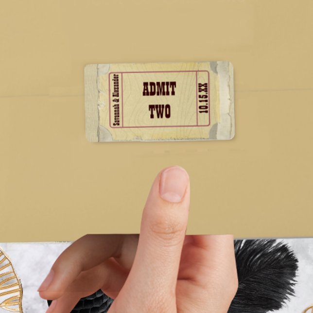 Eins Save the Date zulassen Adressaufkleber (Von Creator hochgeladen)