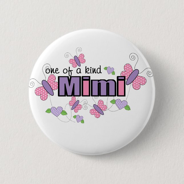 Eins von netten Mimi Button (Vorderseite)