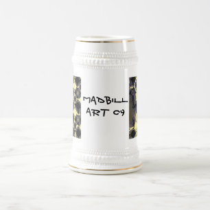 Eins von vielen Bier Stien von MadBill Kunst Bierglas