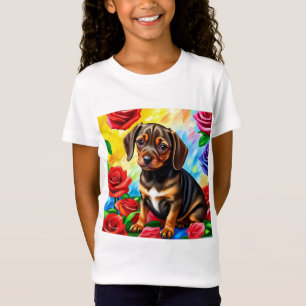 Einsame Dackel Welpe Hund T - Shirt