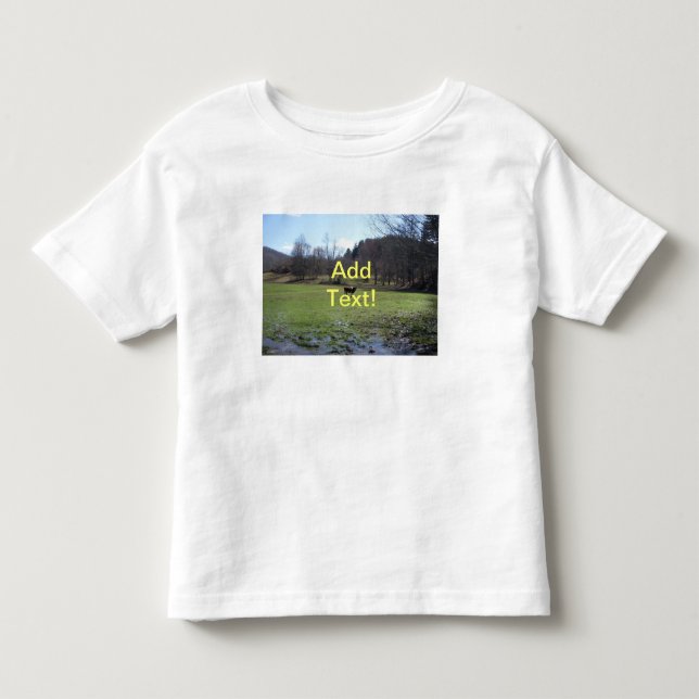 einsame Kuh Kleinkind T-shirt (Vorderseite)