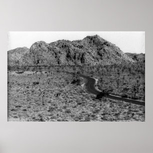 Einsame Landstraße Poster