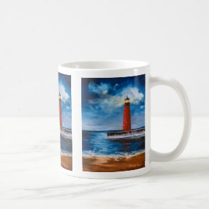Einsame Leuchtfeuer-Tasse Tasse