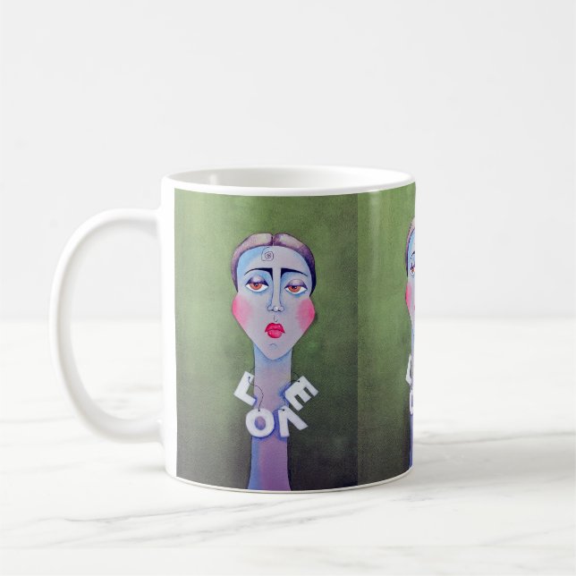 "Einsame Liebe" Kaffeetasse (Links)