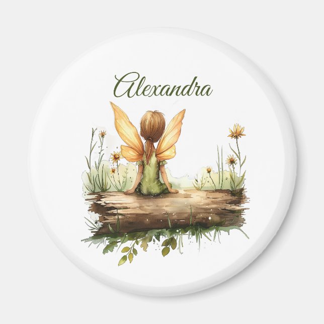 Einsame Mutter sitzt auf einem Log Magnet (Vorne)