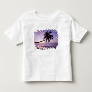 einsame Palme bei Sonnenuntergang, Coconut Grove B Kleinkind T-shirt