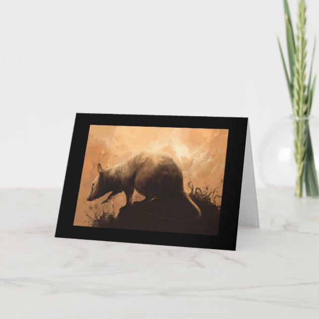 Einsame Ratte durch Socar Myles Karte (Vorderseite)