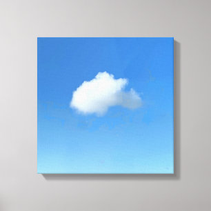 Einsame Wolke Leinwanddruck