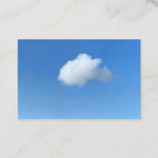 Einsame Wolke Visitenkarte