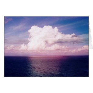 Einsame Wolkenkarte