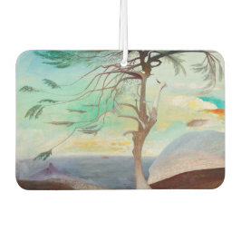 Einsame Zedernbaummalerei Autolufterfrischer