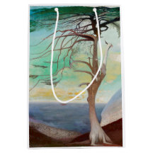 Einsame Zedernbaummalerei