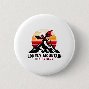 Einsamer Berg Wanderclub Lustiges Design Button