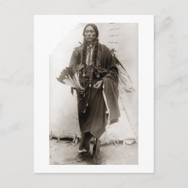 Einsamer Comanche Postkarte (Vorderseite)