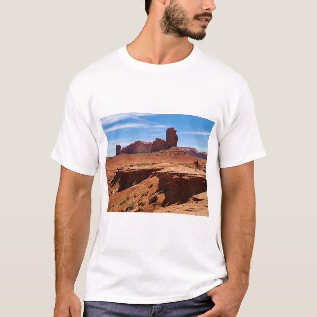 Einsamer Cowboy T-Shirt (Vorderseite)