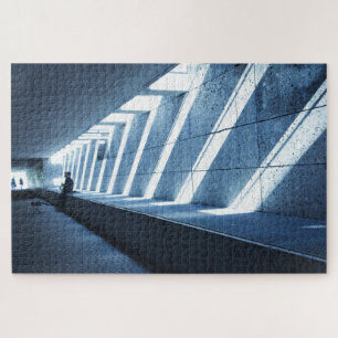 Einsamer Saxophone Player - 20x30 - 1014 Stk. Puzzle